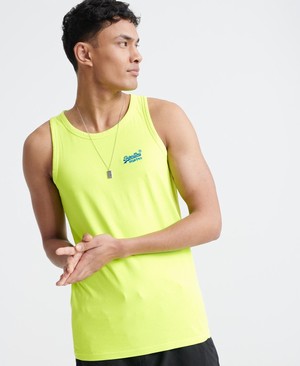 Superdry Neon Lite Férfi Mellény Sárga | FGRKT4572